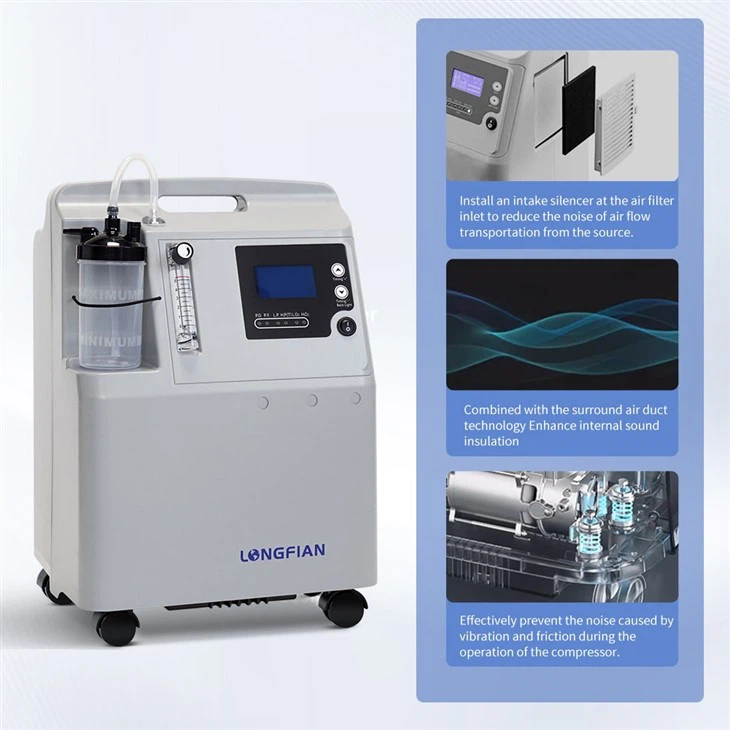 High Quality Medical 5Liter Concentrator Oxygen Machine Home O2 Concentrator