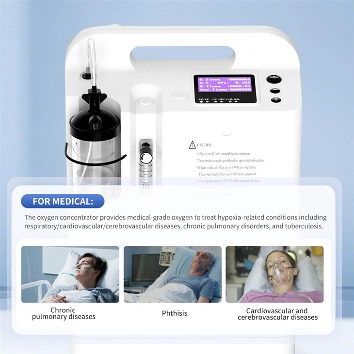 Respiratory Disease Patients Used 5L Medical Oxygen Concentrator