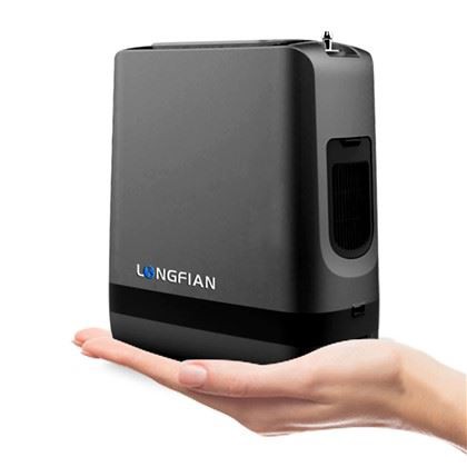 Tehdasvalmisteinen kannettava happikonsentraattori akulla